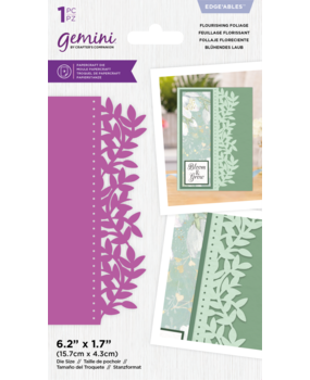 Gemini Timeless Borders Edge'ables Dies Flourishing Foliage (GEM-MD-EDG-FFOLIA)