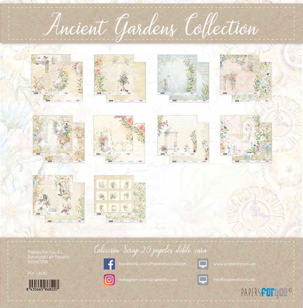 Papers For You Ancient Gardens 6x6 Inch Paper Pack (20pcs) (PFY-4682) Papers For You Ancient Gardens 6x6 Inch Paper Pack (20pcs) (PFY-4682)