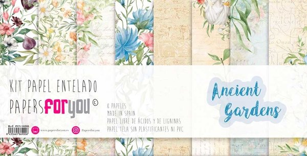 Papers For You Ancient Gardens 12x12 Inch Canvas (8pcs) (PFY-4690) Papers For You Ancient Gardens 12x12 Inch Canvas (8pcs) (PFY-4690)