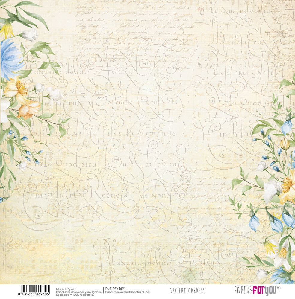 Papers For You Ancient Gardens 12x12 Inch Canvas (8pcs) (PFY-4690) Papers For You Ancient Gardens 12x12 Inch Canvas (8pcs) (PFY-4690)