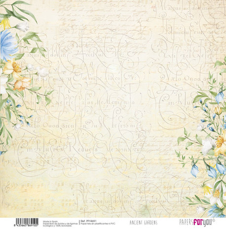 Papers For You Ancient Gardens 12x12 Inch Canvas (8pcs) (PFY-4690) Papers For You Ancient Gardens 12x12 Inch Canvas (8pcs) (PFY-4690)