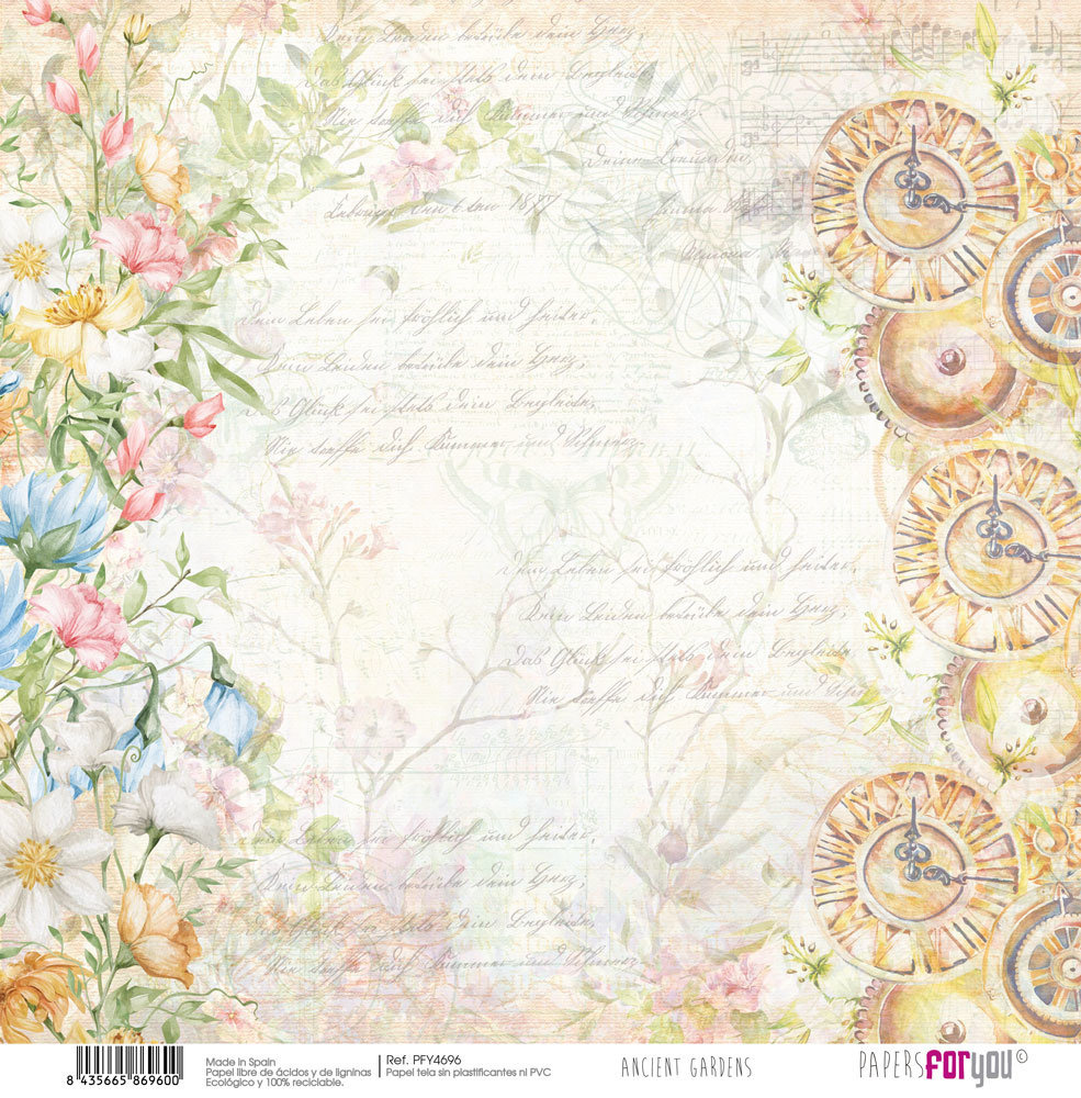 Papers For You Ancient Gardens 12x12 Inch Canvas (8pcs) (PFY-4690) Papers For You Ancient Gardens 12x12 Inch Canvas (8pcs) (PFY-4690)