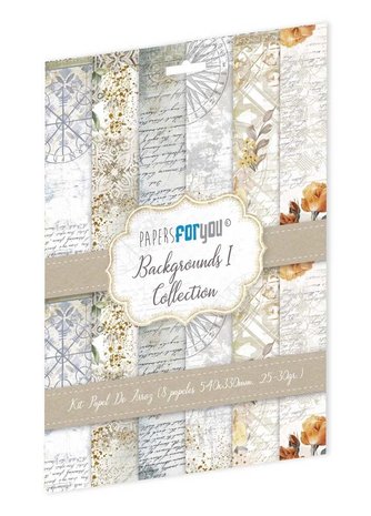 Papers For You Backgrounds I Rice Paper Kit (8pcs) (PFY-10176) Papers For You Backgrounds I Rice Paper Kit (8pcs) (PFY-10176)