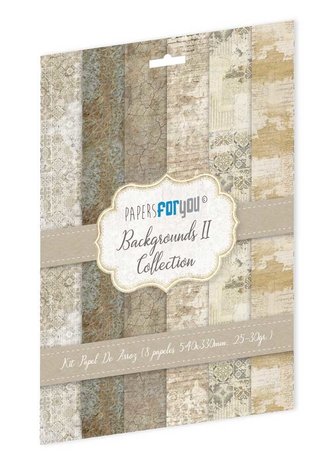 Papers For You Backgrounds II Rice Paper Kit (8pcs) (PFY-10177) Papers For You Backgrounds II Rice Paper Kit (8pcs) (PFY-10177)