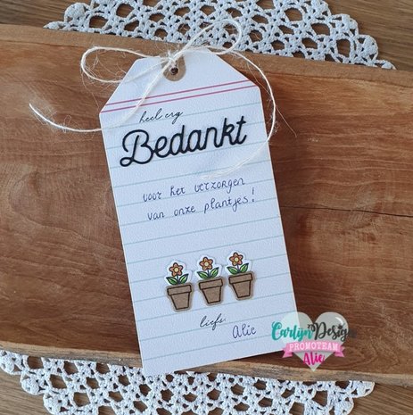 Carlijn Design Snijmallen Bedankjes (CDSN-0162) Carlijn Design Snijmallen Bedankjes (CDSN-0162)