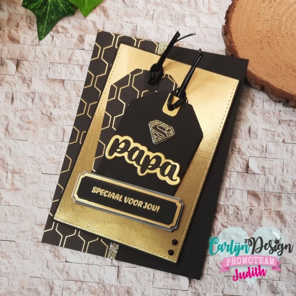 Carlijn Design Snijmallen Vader Papa (CDSN-0175) Carlijn Design Snijmallen Vader Papa (CDSN-0175)