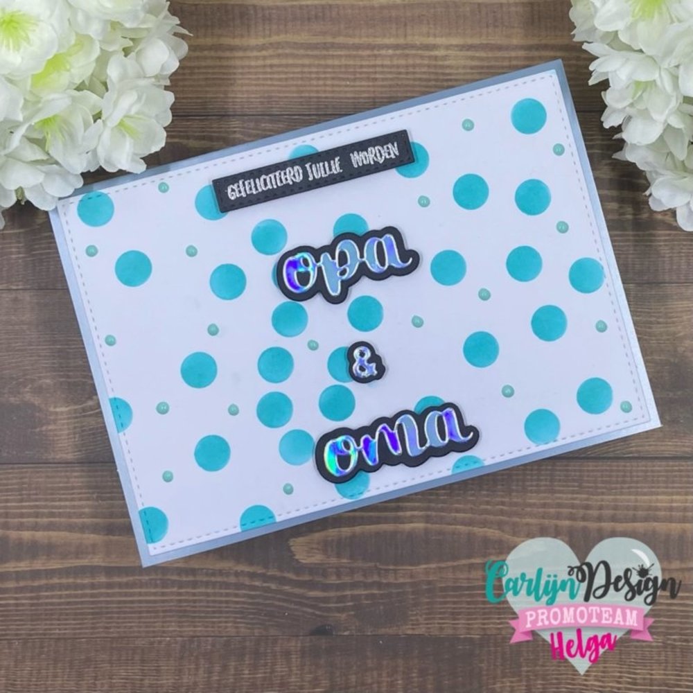 Carlijn Design Snijmallen Opa Oma (CDSN-0176)