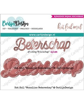 Carlijn Design Hot Foil Monoline Beterschap (CDHF-0018) Carlijn Design Hot Foil Monoline Beterschap (CDHF-0018)