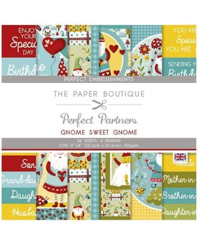 The Paper Boutique Gnome Sweet Gnome 8x8 Inch Embellishments Paper Pack (PB1865)