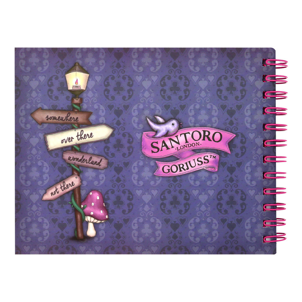Gorjuss Notebook Layered Wirobound Cheshire Cat (1139GJ01) Gorjuss Notebook Layered Wirobound Cheshire Cat (1139GJ01)