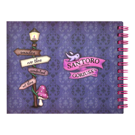 Gorjuss Notebook Layered Wirobound Cheshire Cat (1139GJ01) Gorjuss Notebook Layered Wirobound Cheshire Cat (1139GJ01)