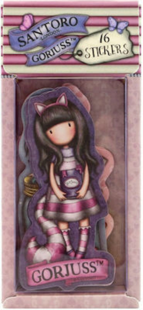 Gorjuss Papercraft Stickers Cheshire Cat (1135GJ01)