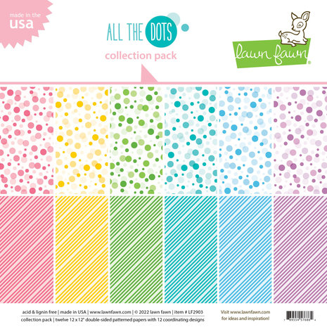 Lawn Fawn All the Dots 12x12 Inch Collection Pack (LF2903) Lawn Fawn All the Dots 12x12 Inch Collection Pack (LF2903)