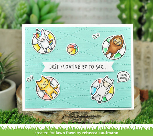 Lawn Fawn Pool Party Clear Stamps (LF2854) Lawn Fawn Pool Party Clear Stamps (LF2854)