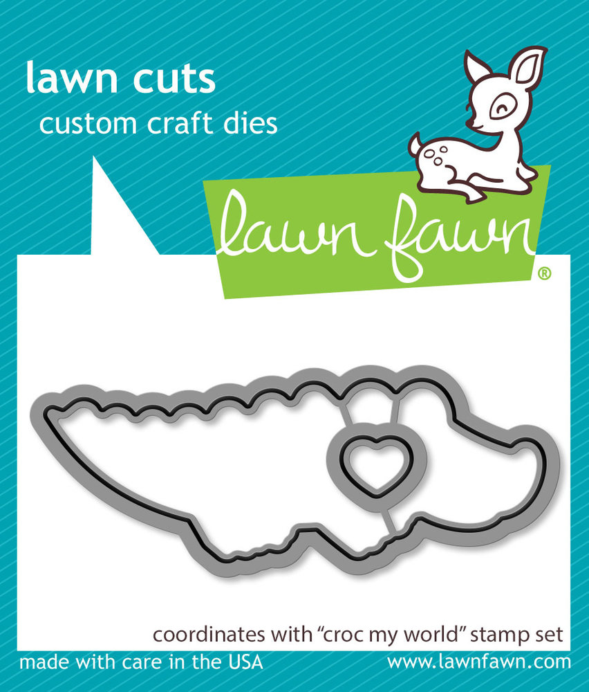 Lawn Fawn Croc My World Dies (LF2725) Lawn Fawn Croc My World Dies (LF2725)