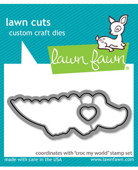 Lawn Fawn Croc My World Dies (LF2725) Lawn Fawn Croc My World Dies (LF2725)