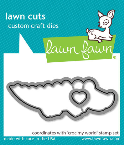 Lawn Fawn Croc My World Dies (LF2725) Lawn Fawn Croc My World Dies (LF2725)