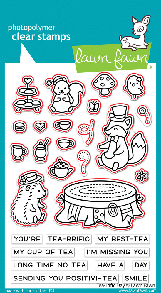 Lawn Fawn Tea-rrific Day Dies (LF2857) Lawn Fawn Tea-rrific Day Dies (LF2857)