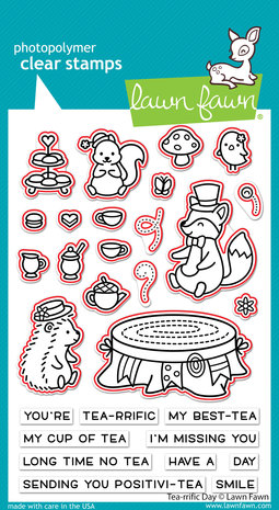 Lawn Fawn Tea-rrific Day Dies (LF2857) Lawn Fawn Tea-rrific Day Dies (LF2857)
