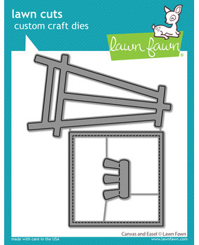 Lawn Fawn Canvas and Easel Dies (LF2874)