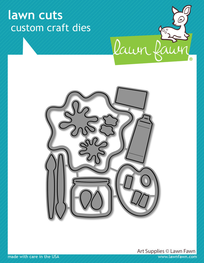 Lawn Fawn Art Supplies Dies (LF2875) Lawn Fawn Art Supplies Dies (LF2875)