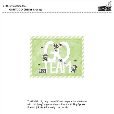 Lawn Fawn Giant Go Team Dies (LF2883) Lawn Fawn Giant Go Team Dies (LF2883)