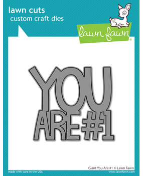 Lawn Fawn Giant You Are #1 Dies (LF2884)