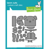 Lawn Fawn Tiny Gift Box Dog Add-On Dies (LF2887)