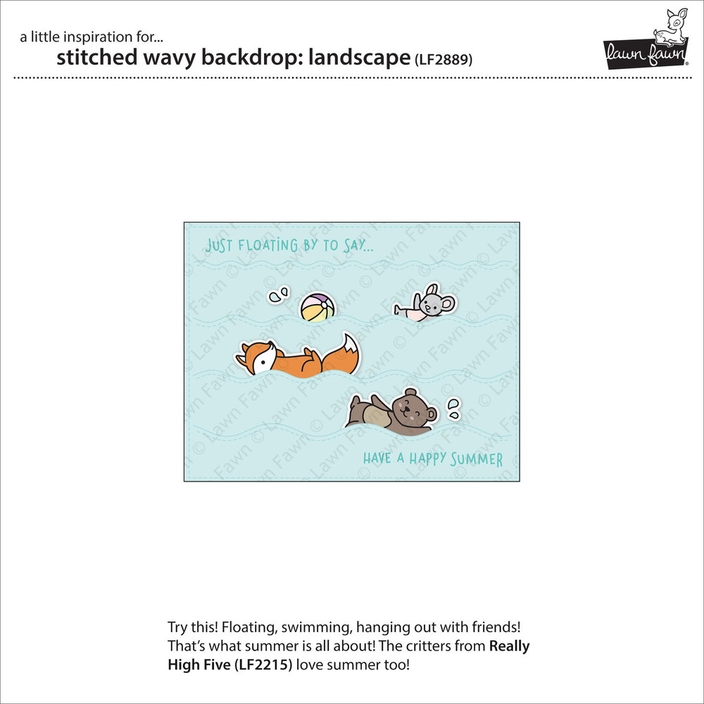 Lawn Fawn Stitched Wavy Backdrop Landscape Dies (LF2889) Lawn Fawn Stitched Wavy Backdrop Landscape Dies (LF2889)