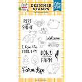 Echo Park Fun On The Farm Rise And Shine Clear Stamps (FF280045)*