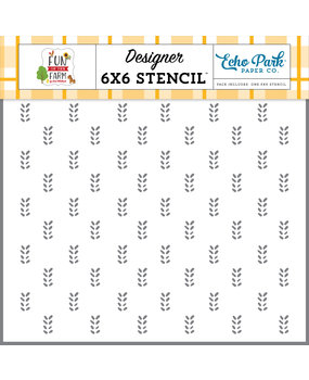 Echo Park Fun On The Farm Waving Wheat Stencil (FF280033)* Echo Park Fun On The Farm Waving Wheat Stencil (FF280033)*