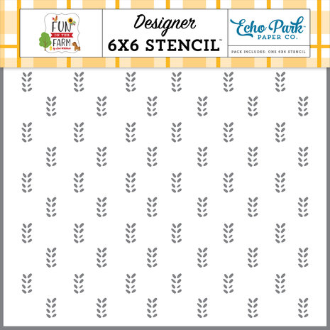 Echo Park Fun On The Farm Waving Wheat Stencil (FF280033) Echo Park Fun On The Farm Waving Wheat Stencil (FF280033)