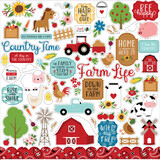 Echo Park Fun On The Farm 12x12 Inch Element Sticker (FF280014)