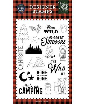 Echo Park Call Of The Wild Stay Wild Clear Stamps (COW281043)*
