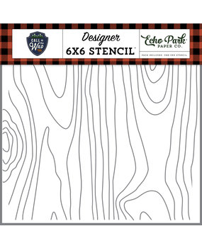 Echo Park Call Of The Wild Tree Bark Stencil (COW281033)* Echo Park Call Of The Wild Tree Bark Stencil (COW281033)*