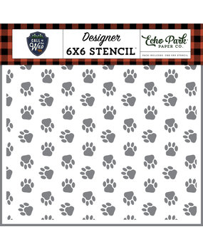 Echo Park Call Of The Wild Bear Print Stencil (COW281034) Echo Park Call Of The Wild Bear Print Stencil (COW281034)