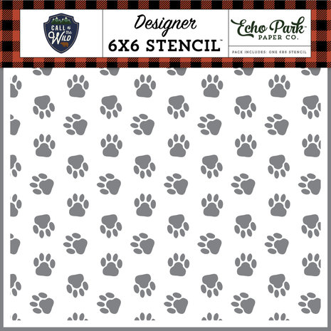 Echo Park Call Of The Wild Bear Print Stencil (COW281034) Echo Park Call Of The Wild Bear Print Stencil (COW281034)