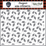 Echo Park Call Of The Wild Forest Leaves Stencil (COW281035)