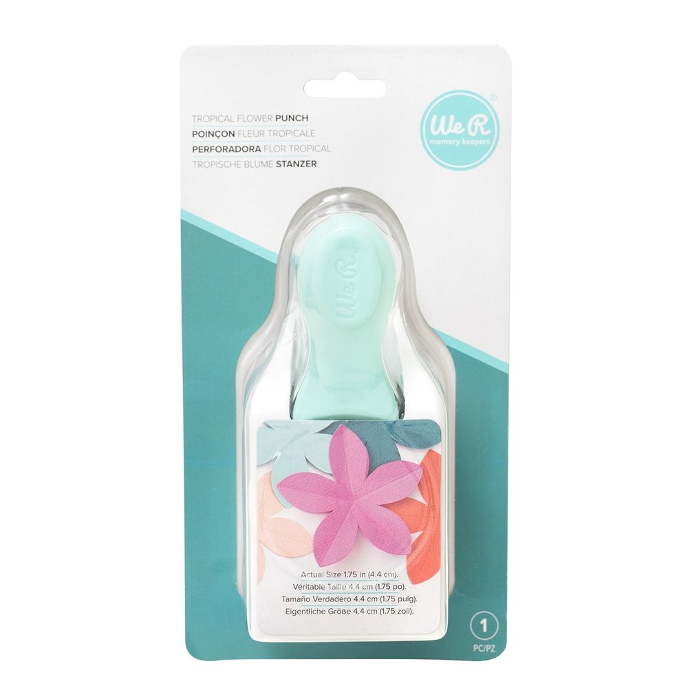 We R Memory Keepers Embossing Punch Tropical Flower (60000540)