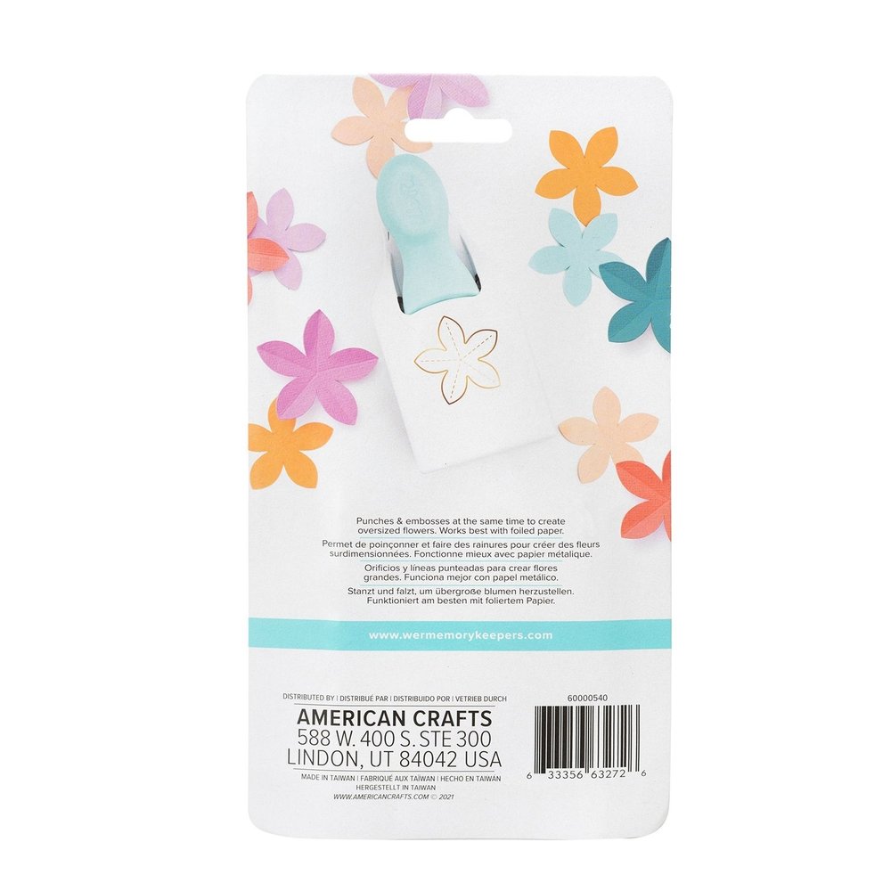 We R Memory Keepers Embossing Punch Tropical Flower (60000540)