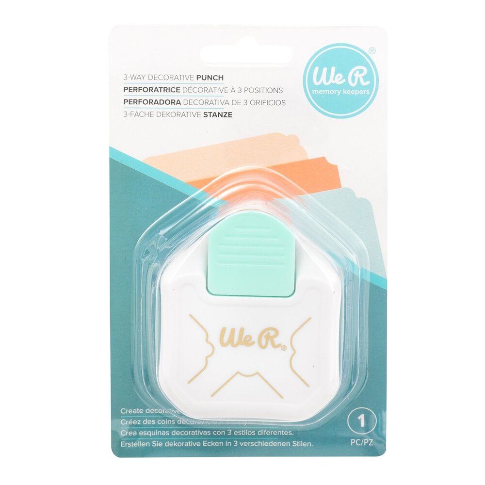 We R Memory Keepers Decorative 3 Way Corner Punch (60000547) We R Memory Keepers Decorative 3 Way Corner Punch (60000547)