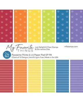 My Favorite Things Pawsome Prints 6x6 Inch Paper Pad (EP-94)