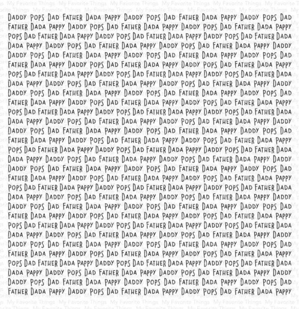 My Favorite Things Father Figures Background Rubber Stamp (BG-153) My Favorite Things Father Figures Background Rubber Stamp (BG-153)