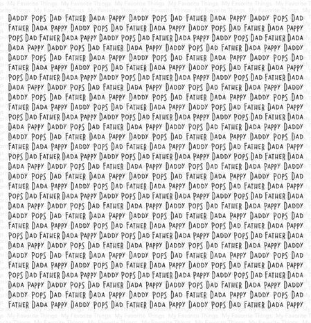 My Favorite Things Father Figures Background Rubber Stamp (BG-153) My Favorite Things Father Figures Background Rubber Stamp (BG-153)