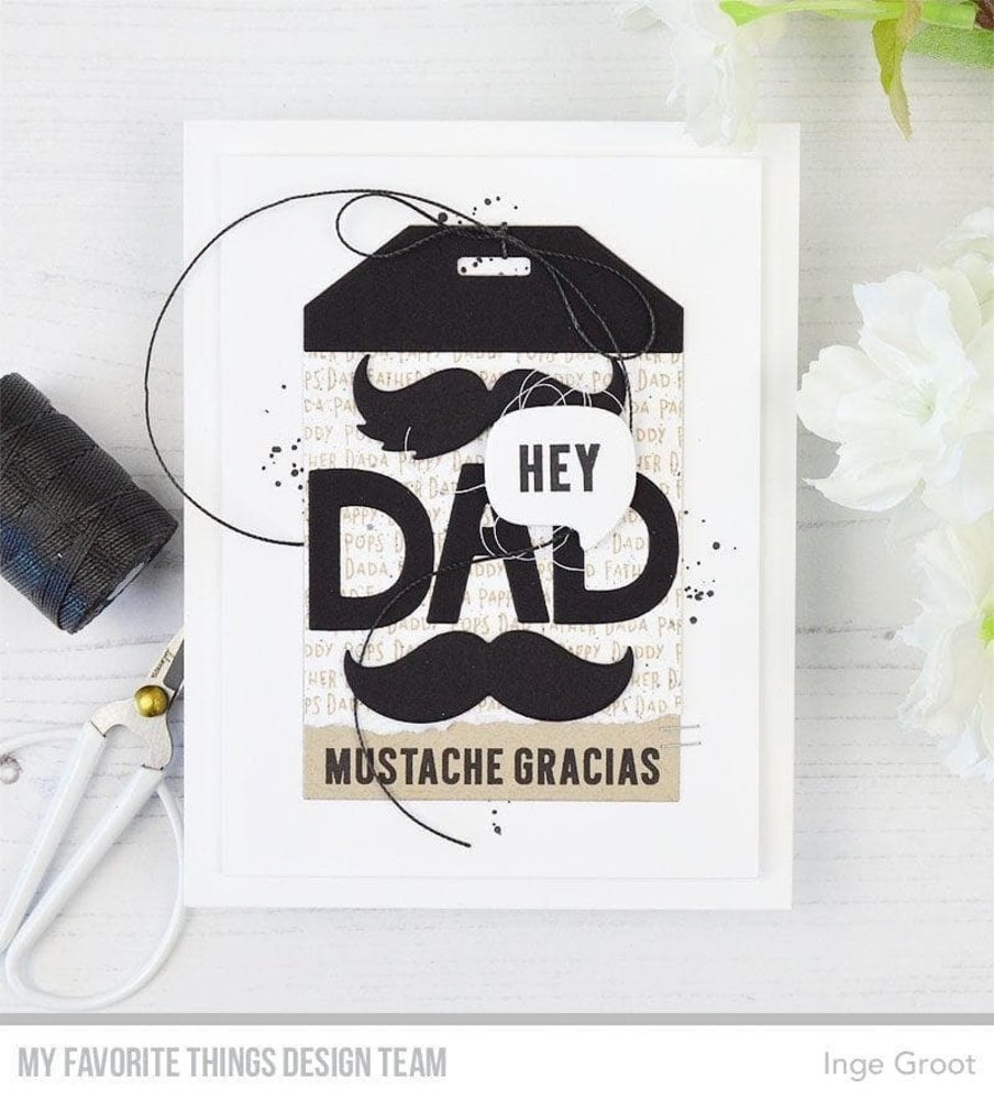 My Favorite Things Super Stache Clear Stamps (MSTN-009)