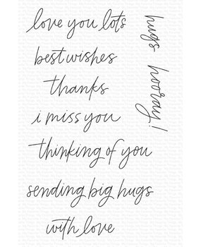 My Favorite Things Everyday Scripted Greetings Clear Stamps (CS-657)