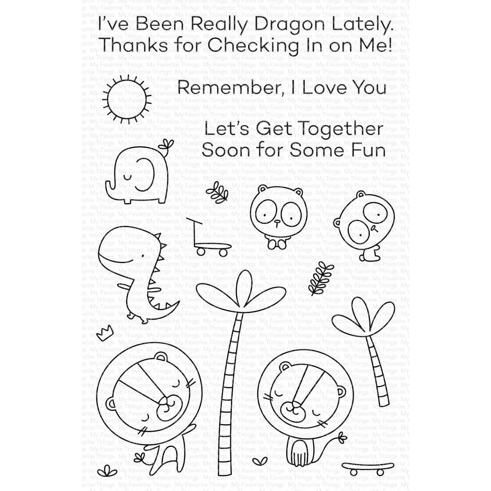 My Favorite Things Jungle Fun Clear Stamps (CS-677) - Paperpads.nl
