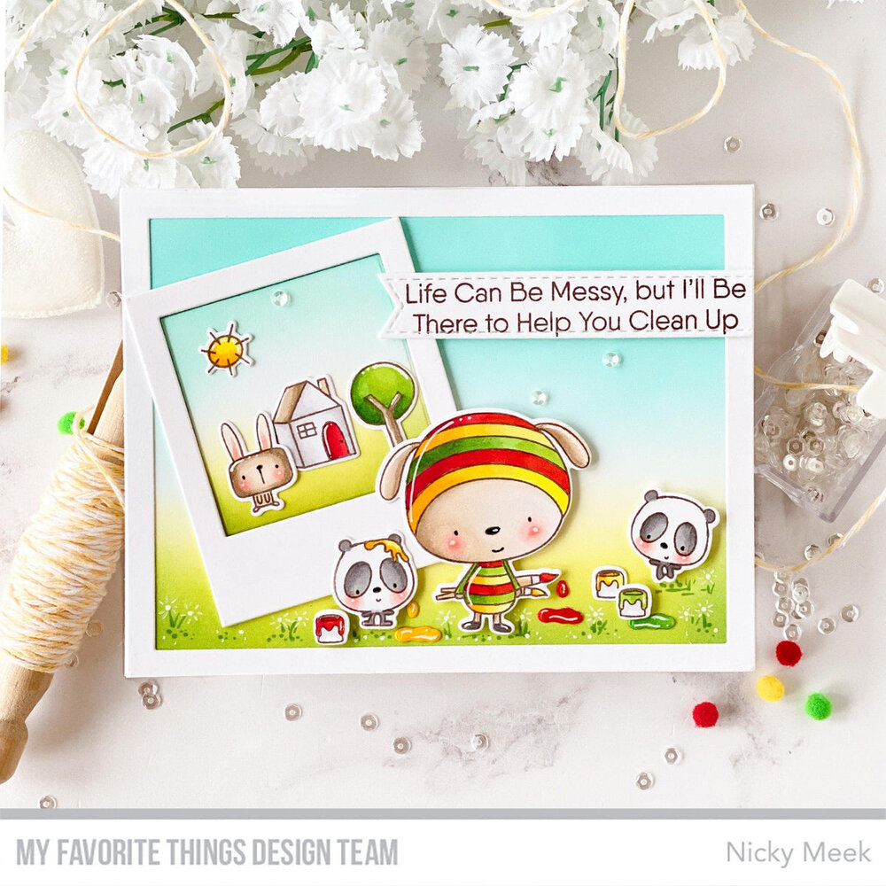 My Favorite Things We're the Picture of Best Friends Clear Stamps (CS-678)