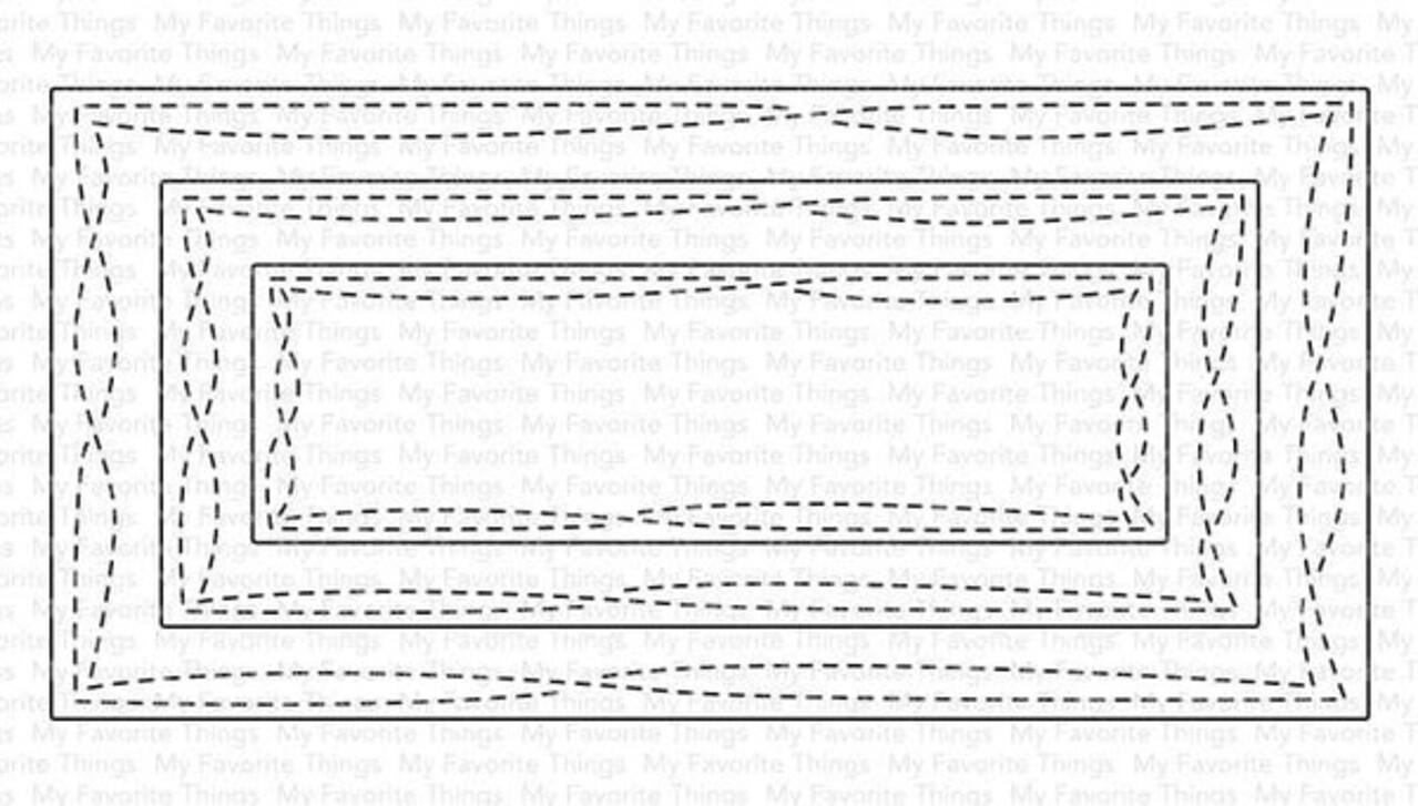 My Favorite Things Die-namics Mini Slimline Stitched Wonky STAX (MFT-2255)