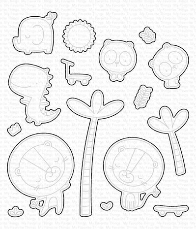 My Favorite Things Die-namics Jungle Fun (MFT-2271) My Favorite Things Die-namics Jungle Fun (MFT-2271)
